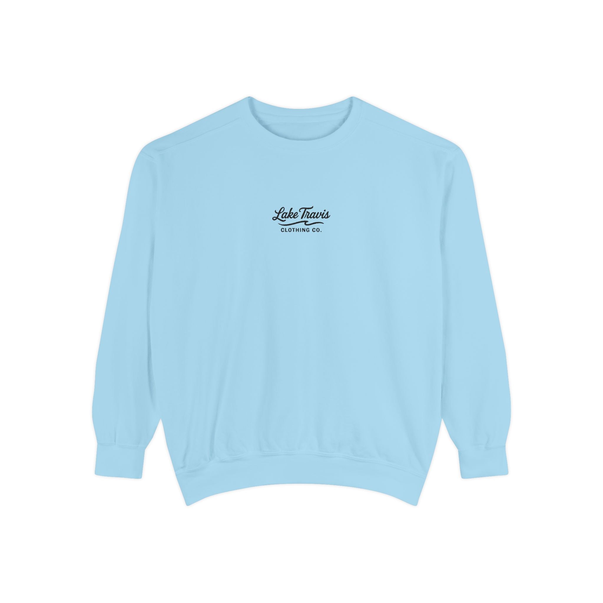 Black Embroidered Sweatshirt - Chambray - Front