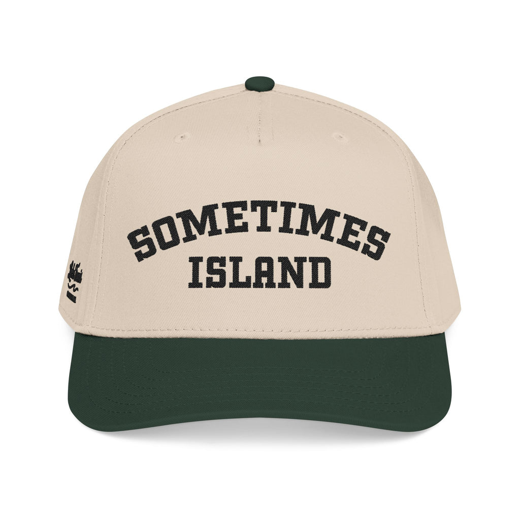 Sometimes Island Front Dark Green / Natural