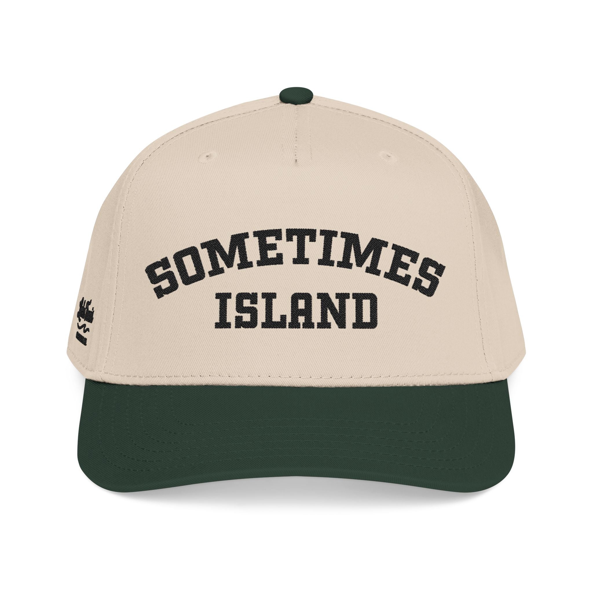 Sometimes Island Front Dark Green / Natural