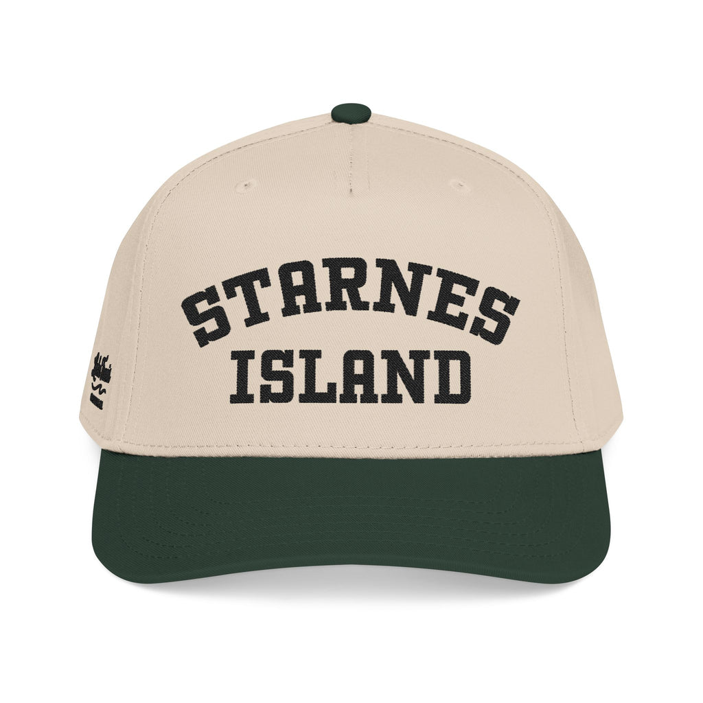 Starnes Island Front Dark Green / Natural
