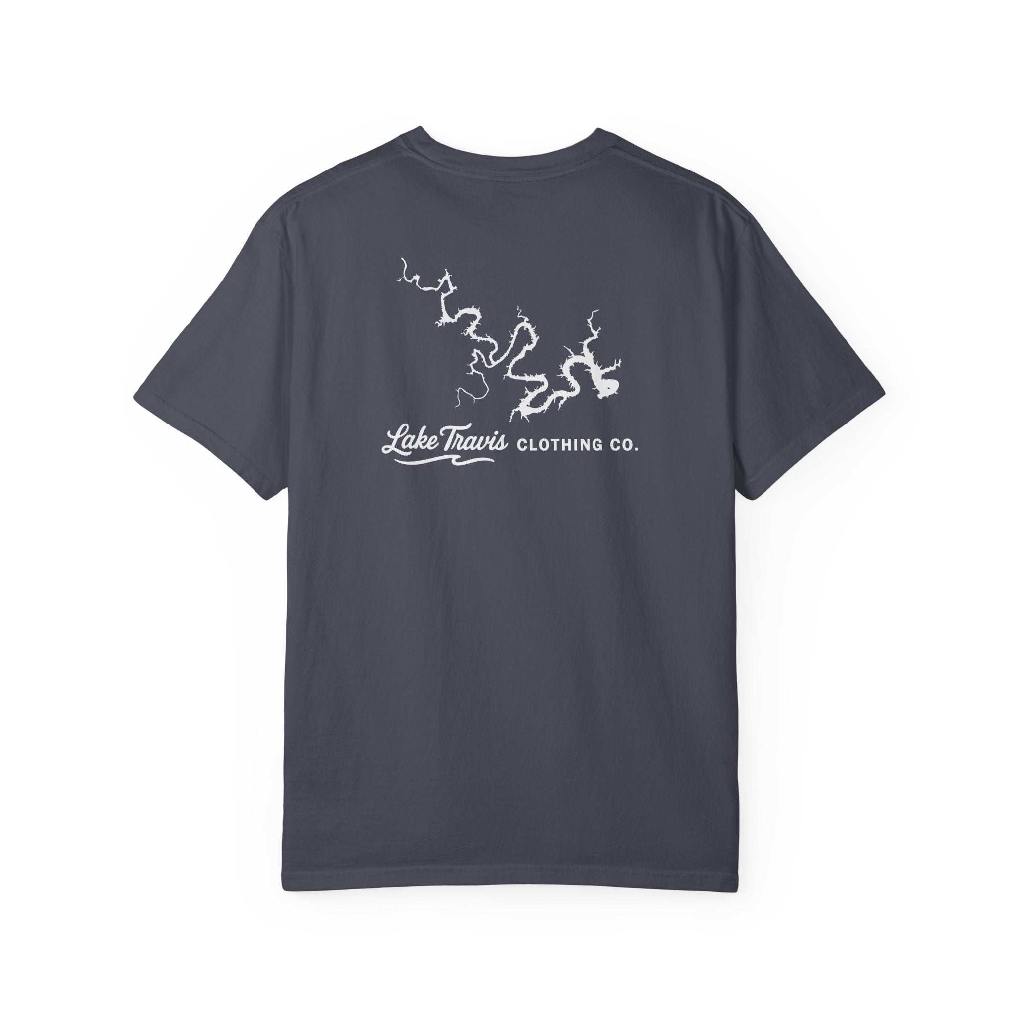 Lake Shape - Navy - Back