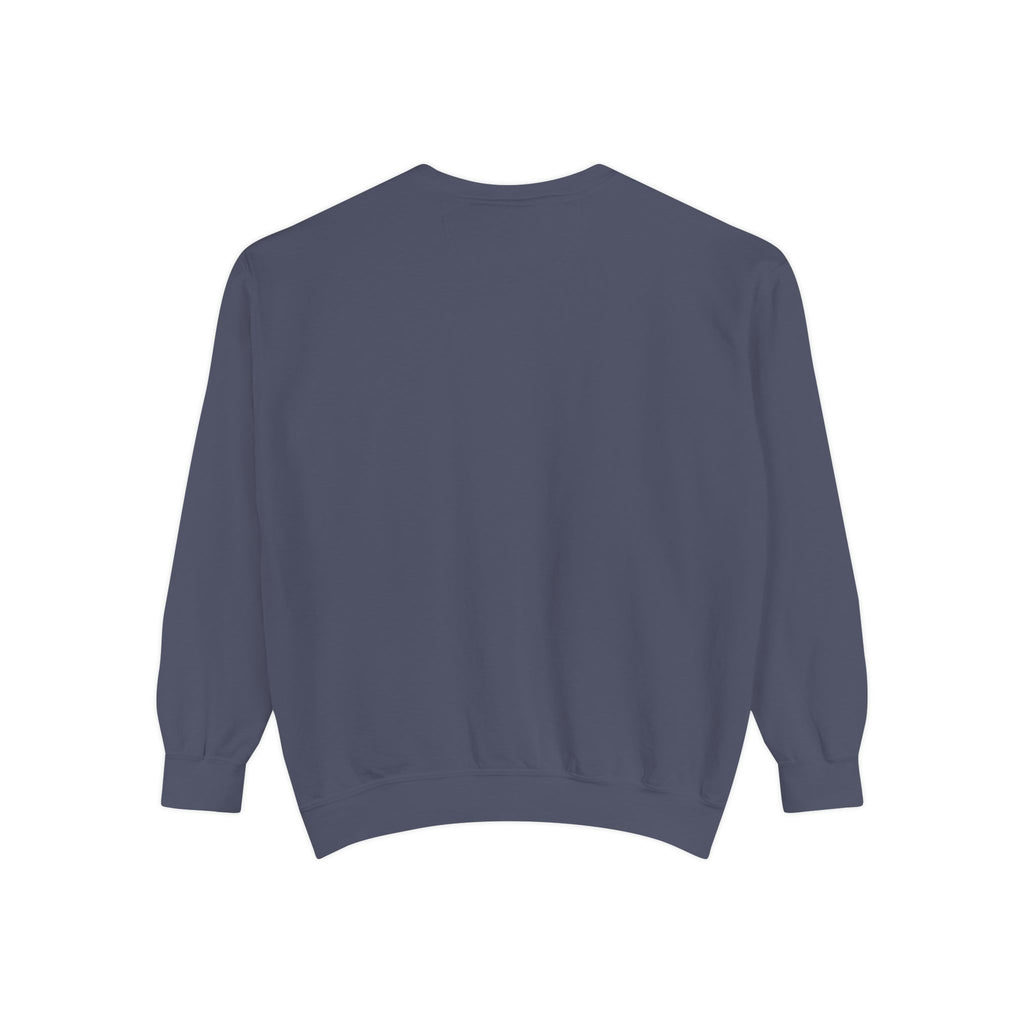 Black Embroidered Sweatshirt - Denim - Back