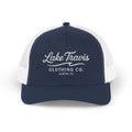 Logo Trucker Hat - Front - Navy / White