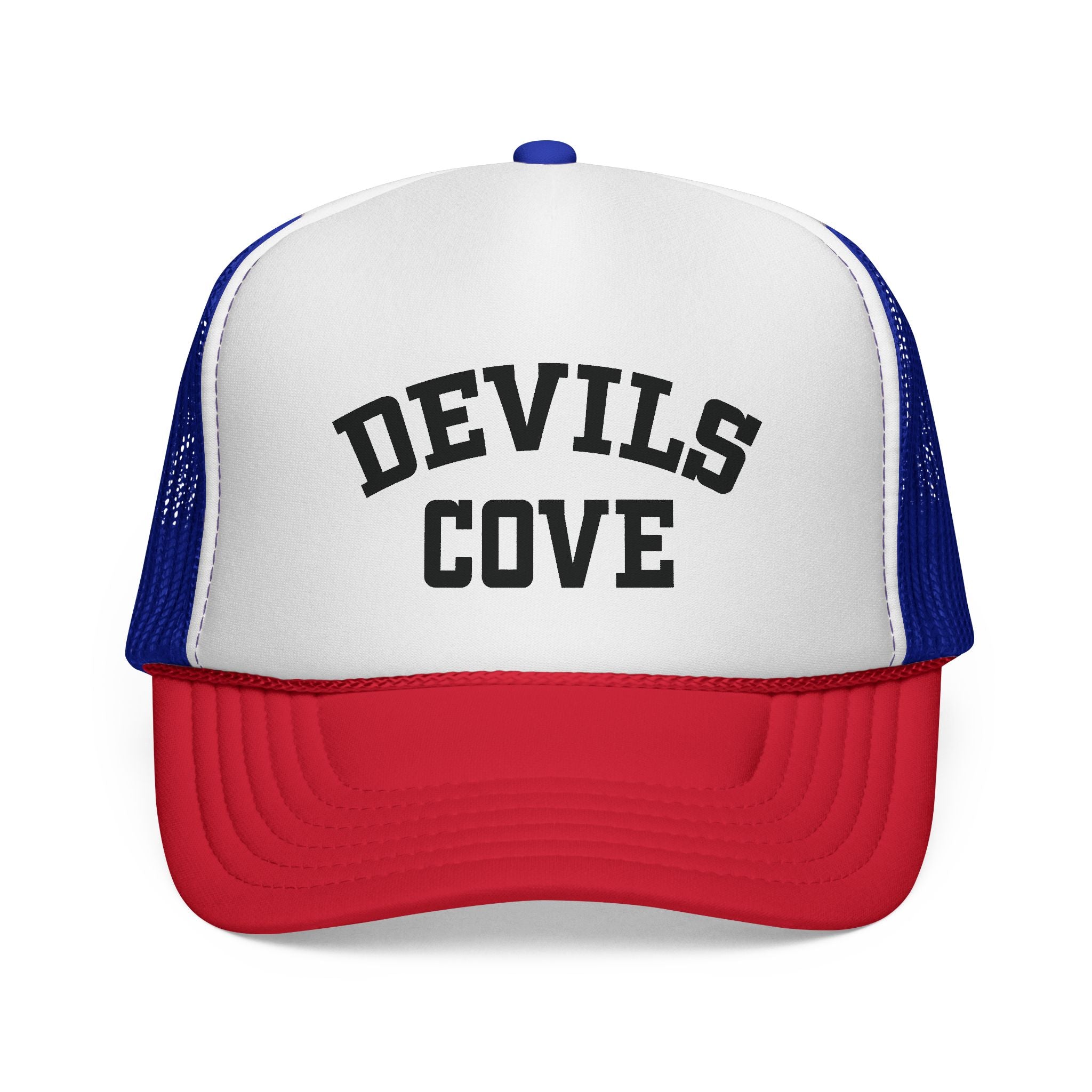 Devils Cove Foam Blue/Red Front