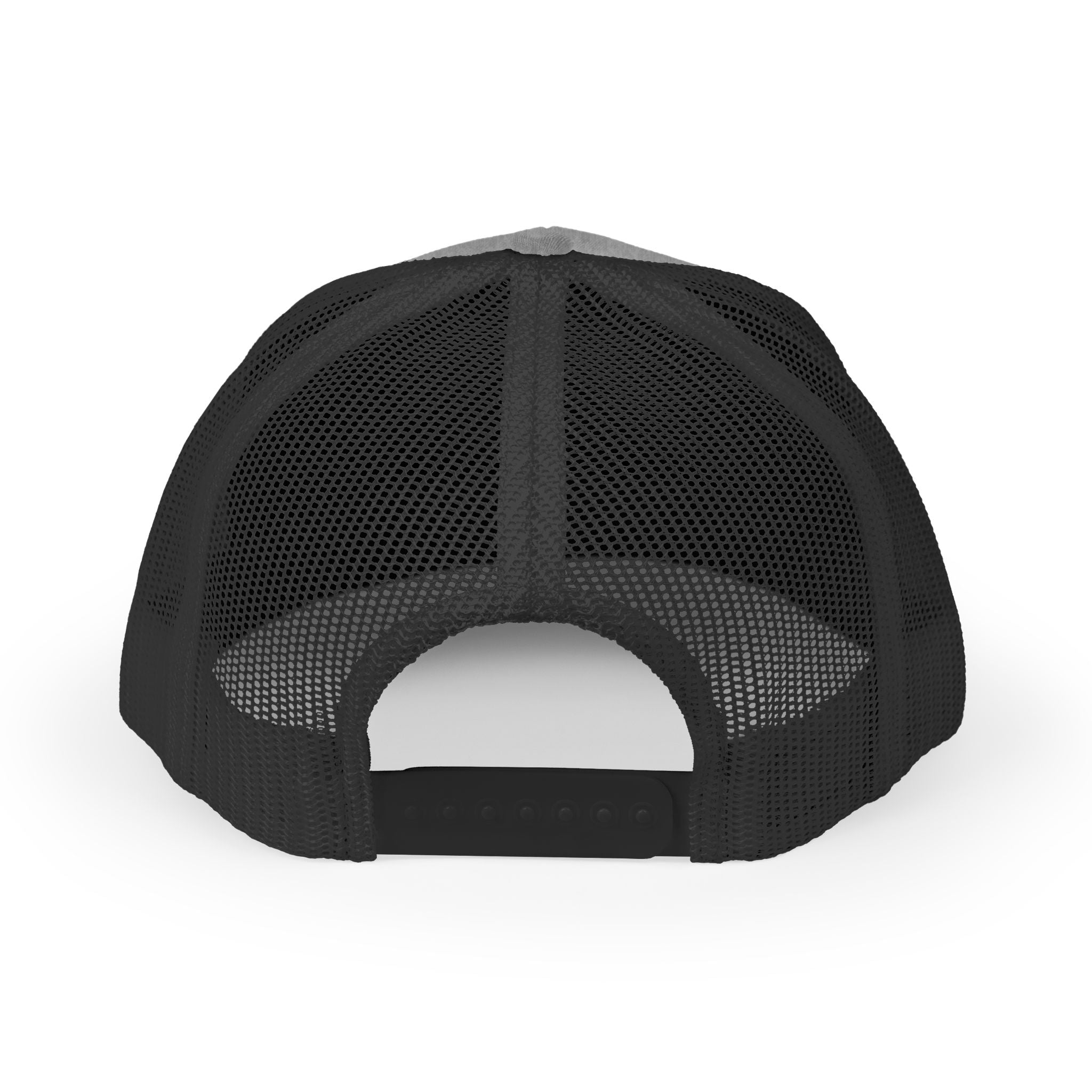 Logo Trucker Hat - Back - Heather Grey / Black