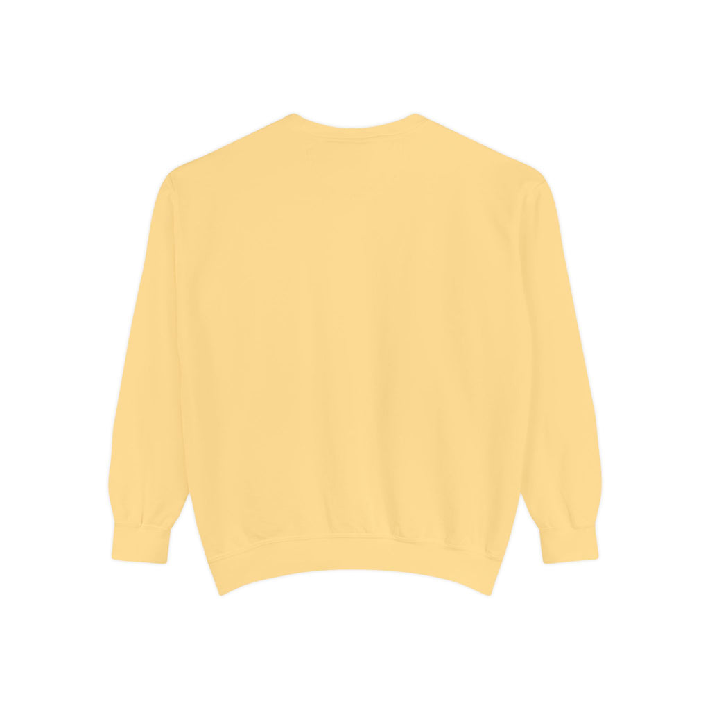 White Embroidered Sweatshirt - Butter - Back