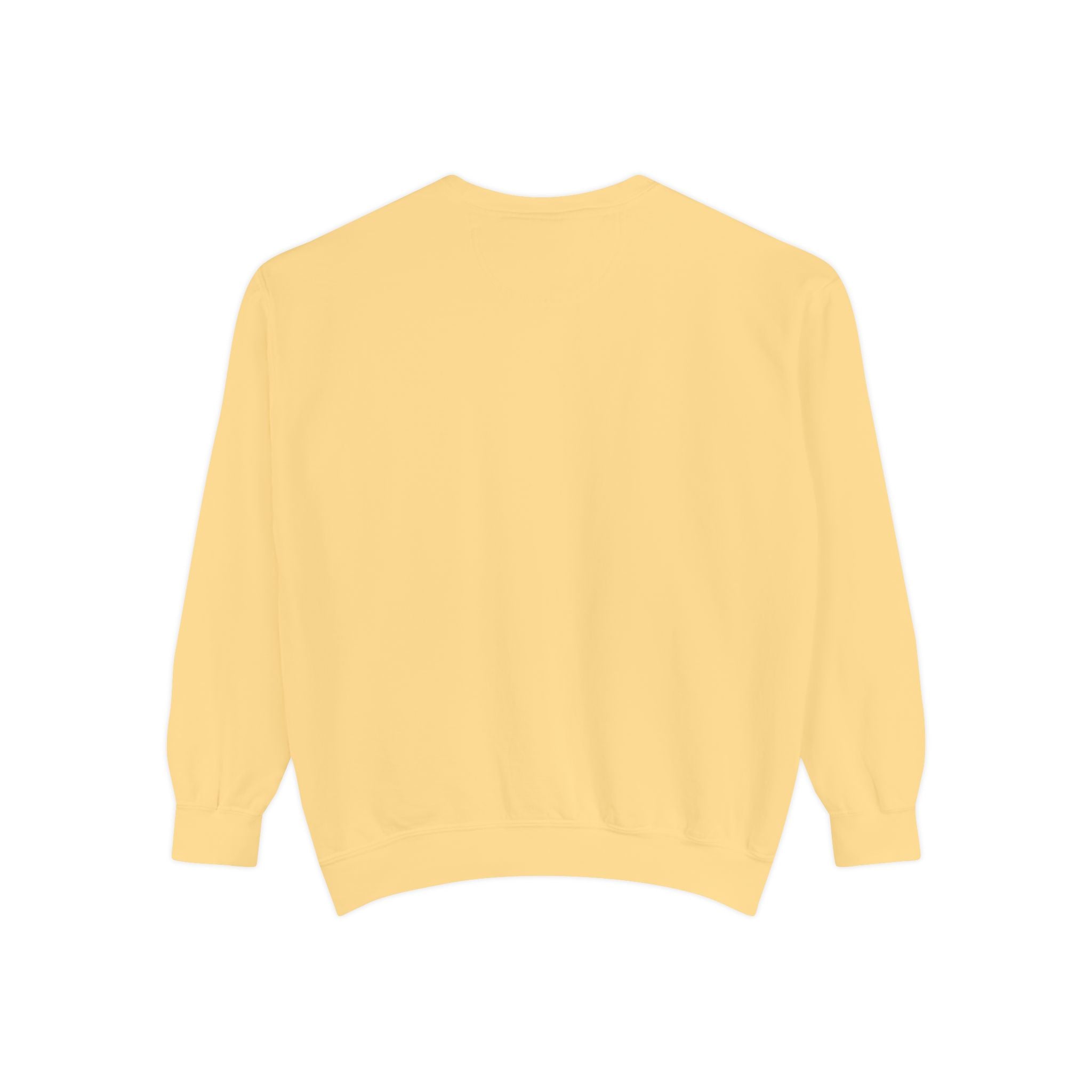 White Embroidered Sweatshirt - Butter - Back