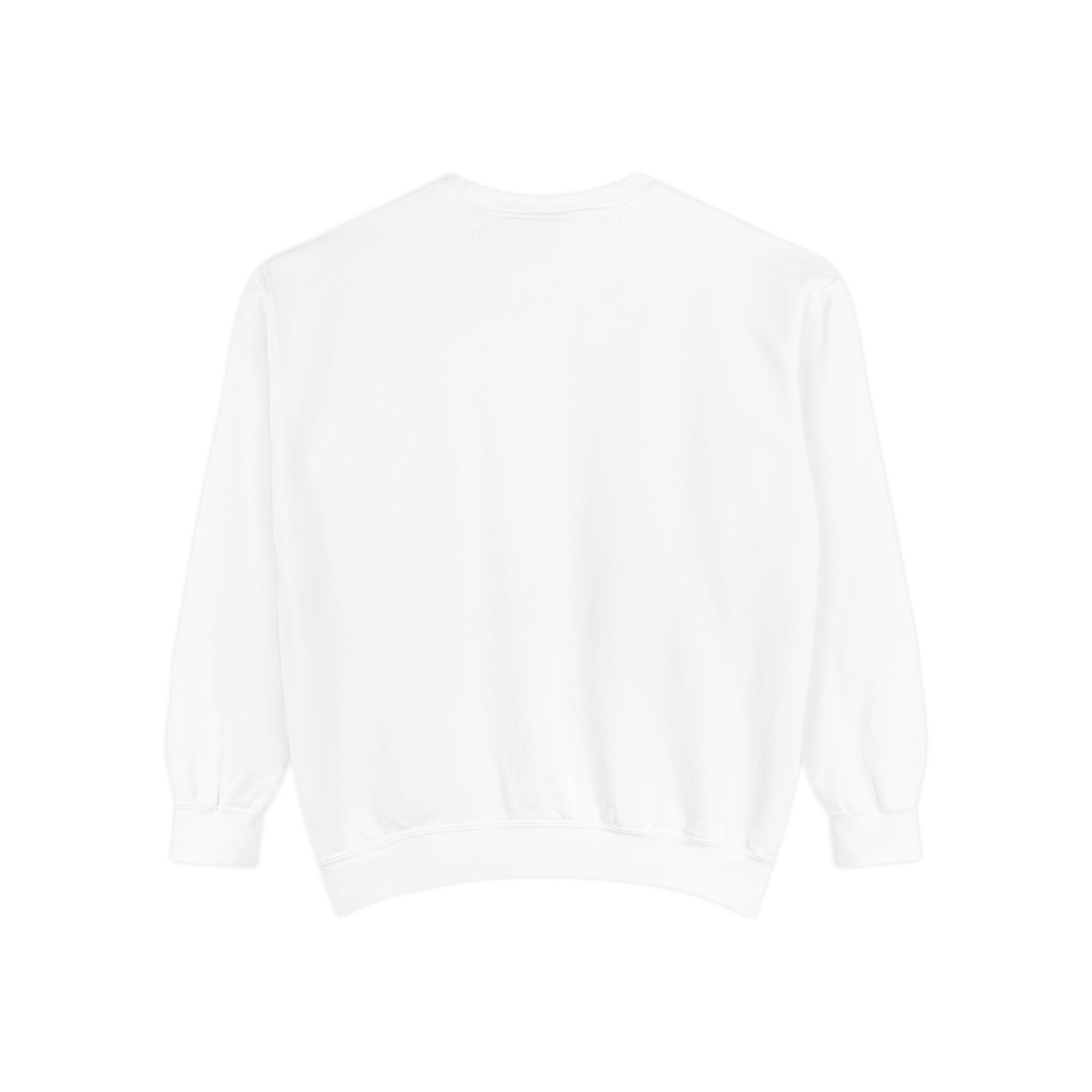 Black Embroidered Sweatshirt - White - Back