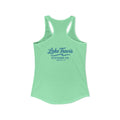 Women's Racerback Logo Tank - Back - Solid Mint