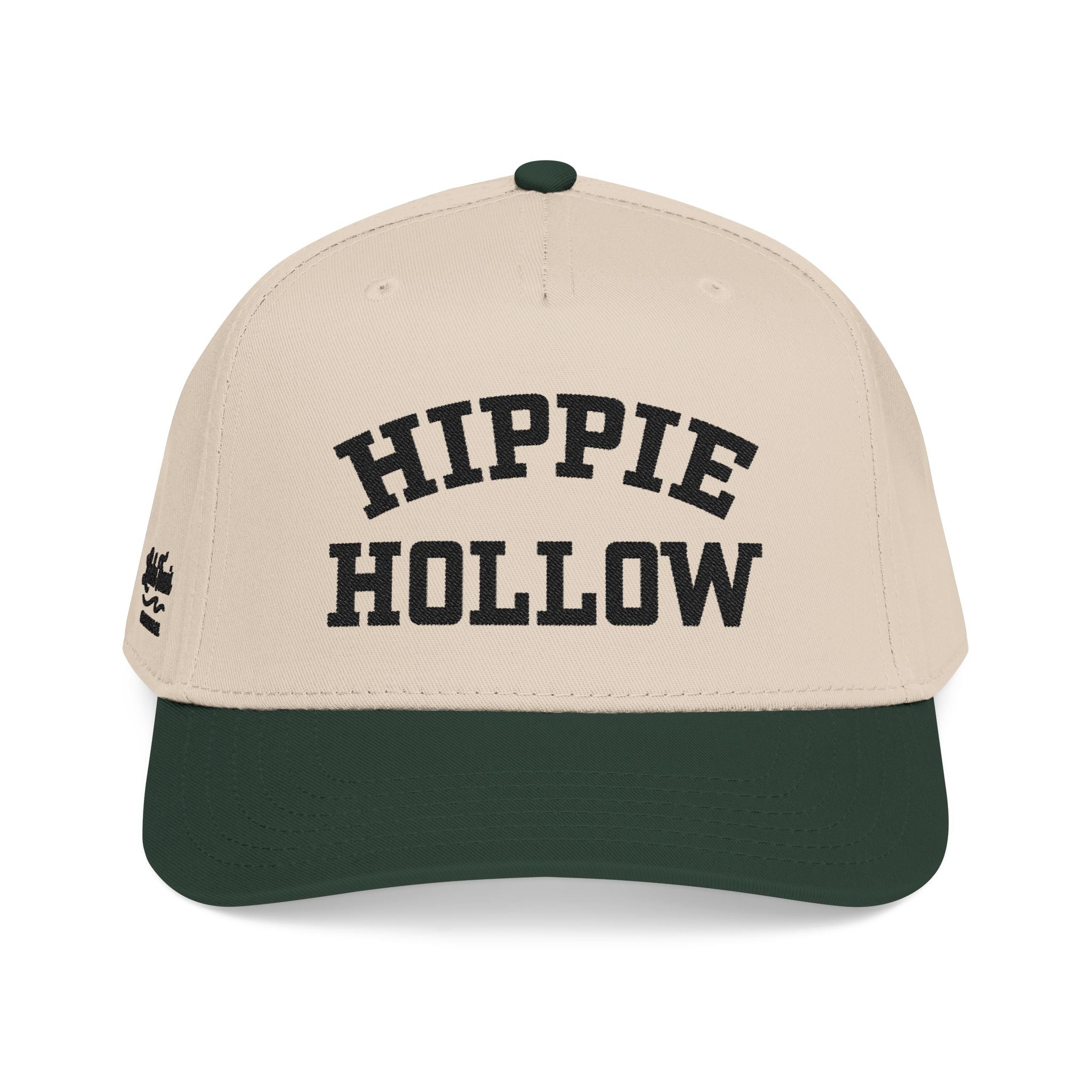 Hippie Hollow Front Dark Green / Natural