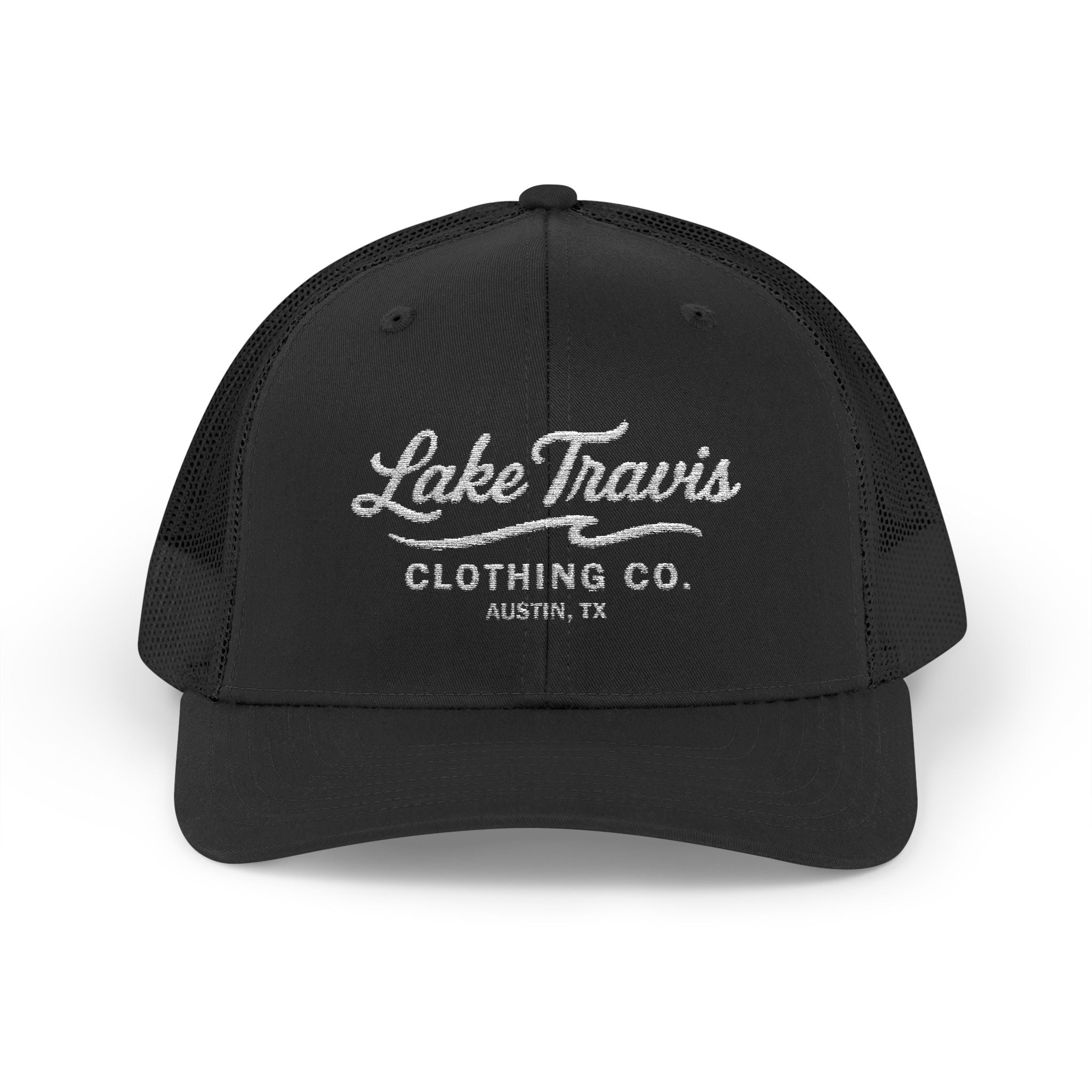 Logo Trucker Hat - Front - Black