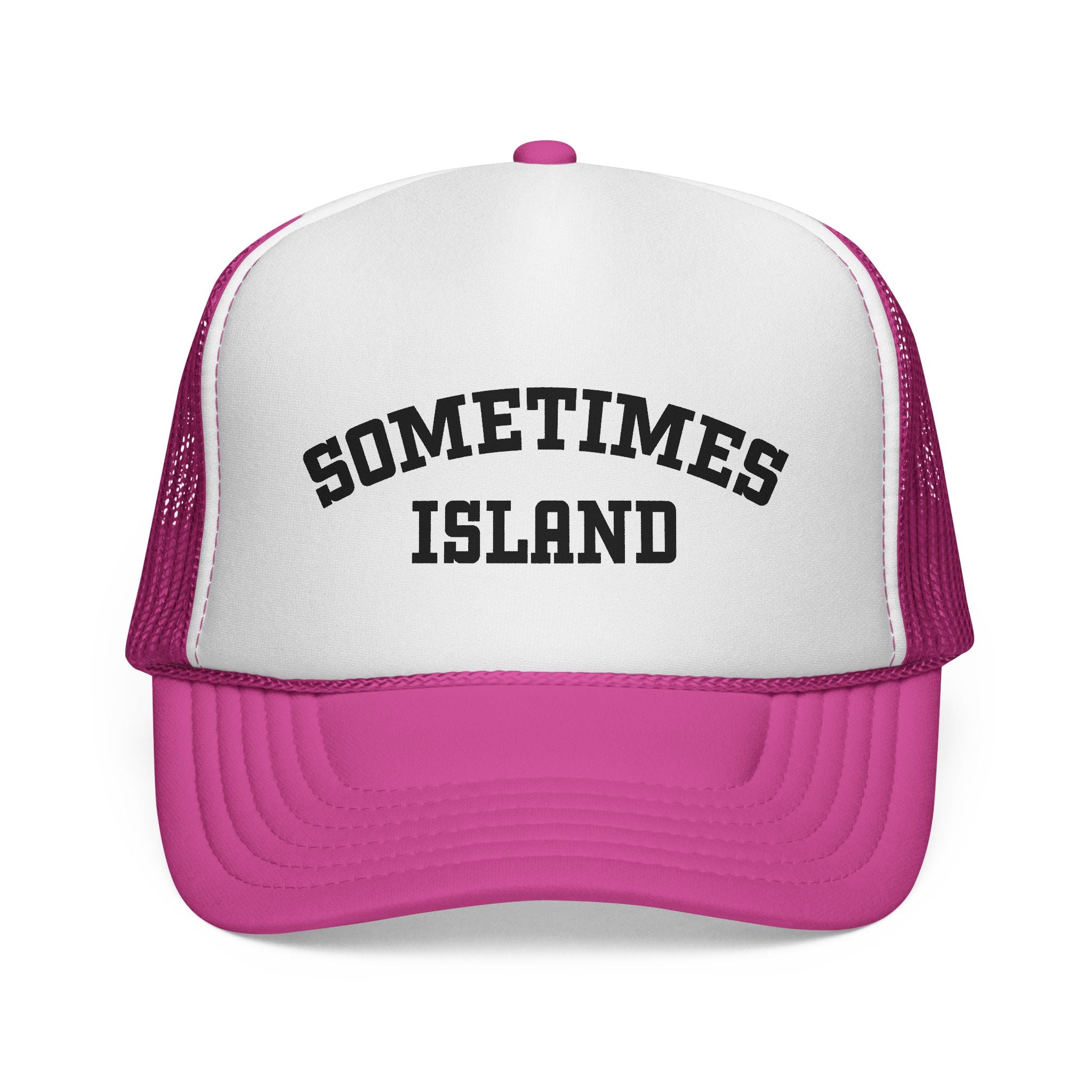Sometimes Island Foam Pink Front