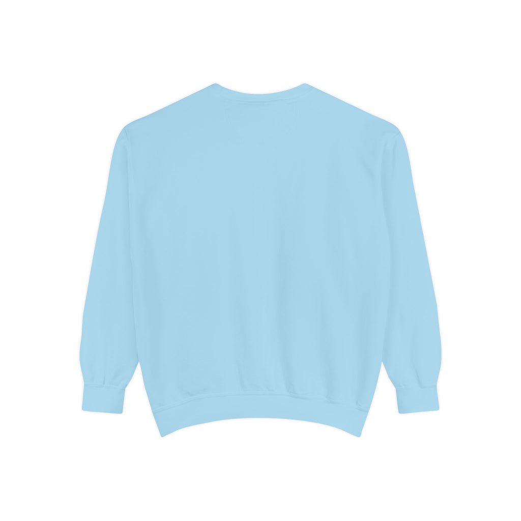 Black Embroidered Sweatshirt - Chambray - Back