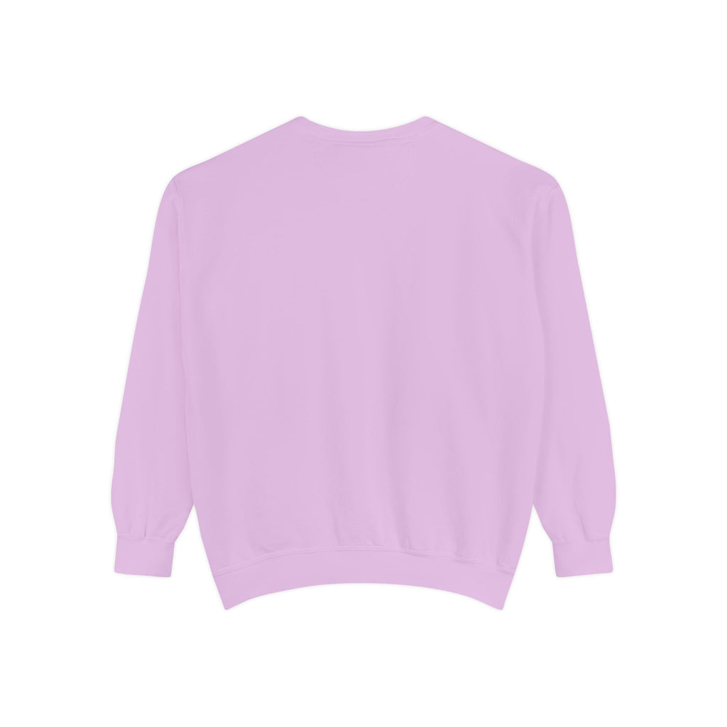 Black Embroidered Sweatshirt - Orchid - Back