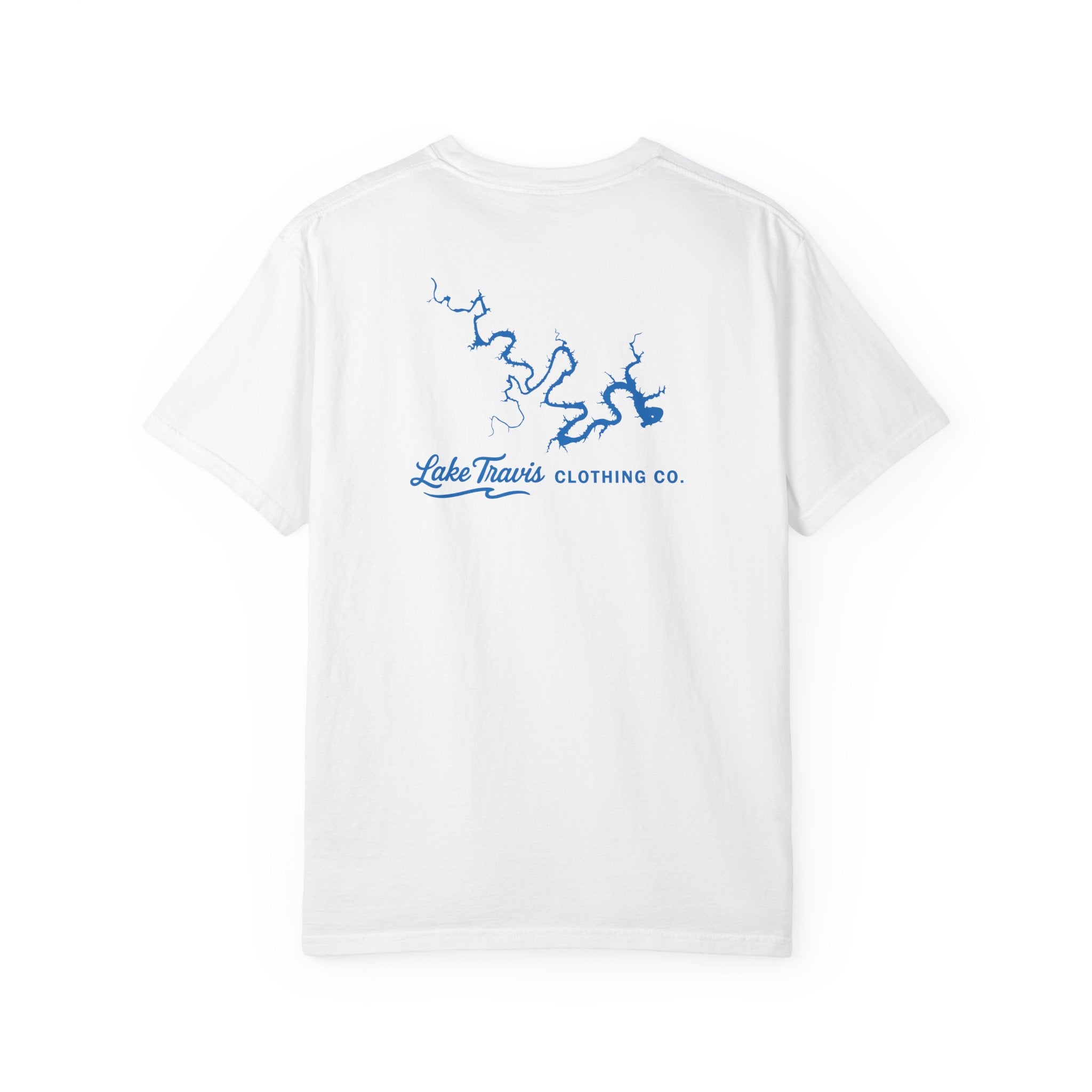 Lake Shape - White - Back