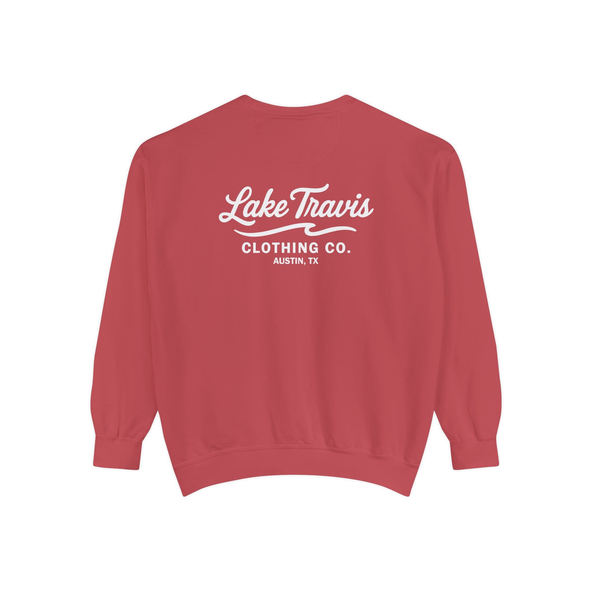 Classic Logo Sweatshirt - Crimson - Back